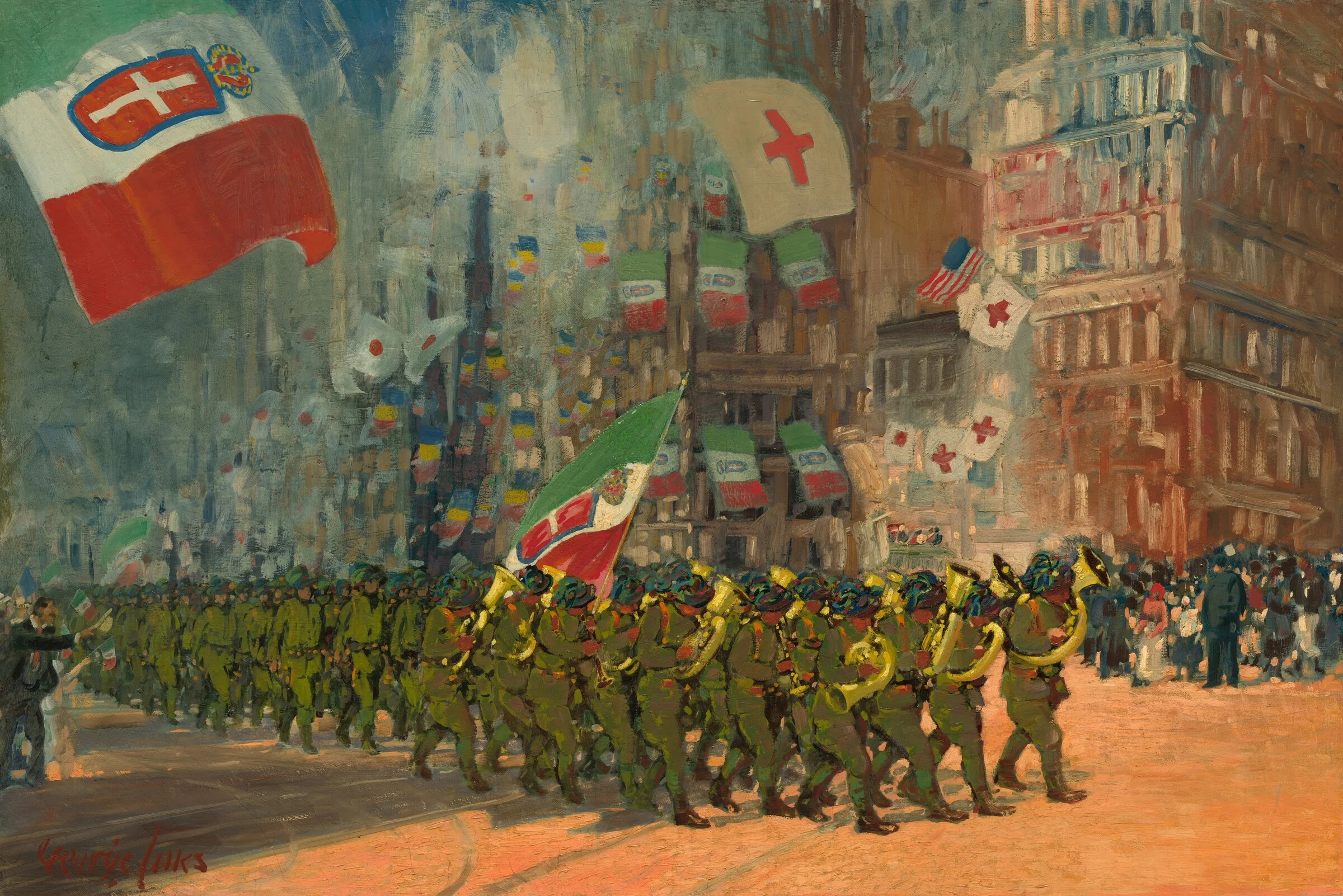 The Bersaglieri — George Luks