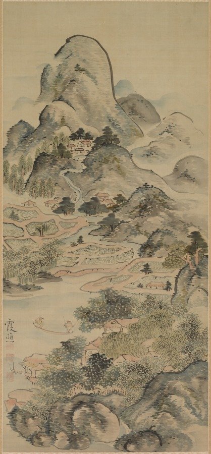 Fishing in a Springtime Valley