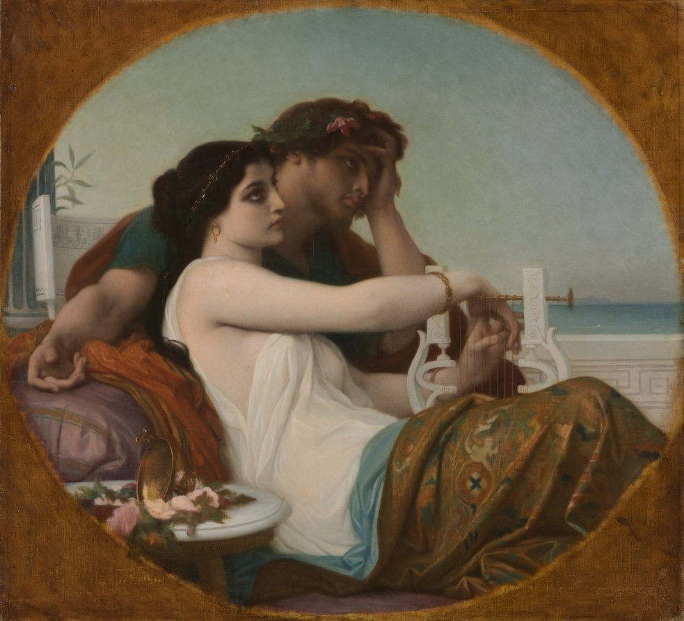 Aglaida and Boniface — Alexandre Cabanel (French, 1823–1889)