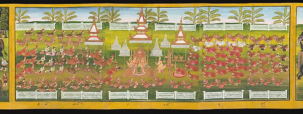 Royal processions, ceremonies and entertainments — Court of King Mindon or Thibaw, or associated workshops