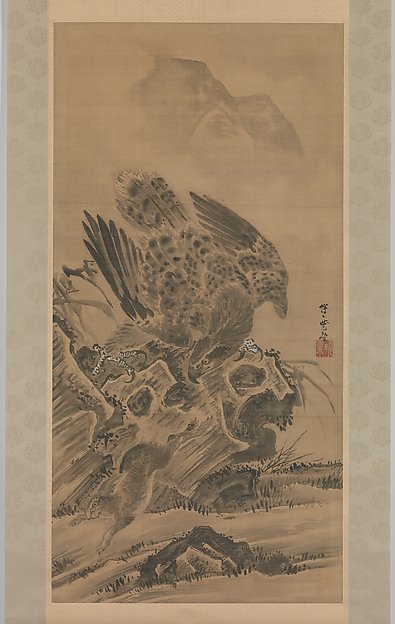 Eagle Pursuing Rabbit