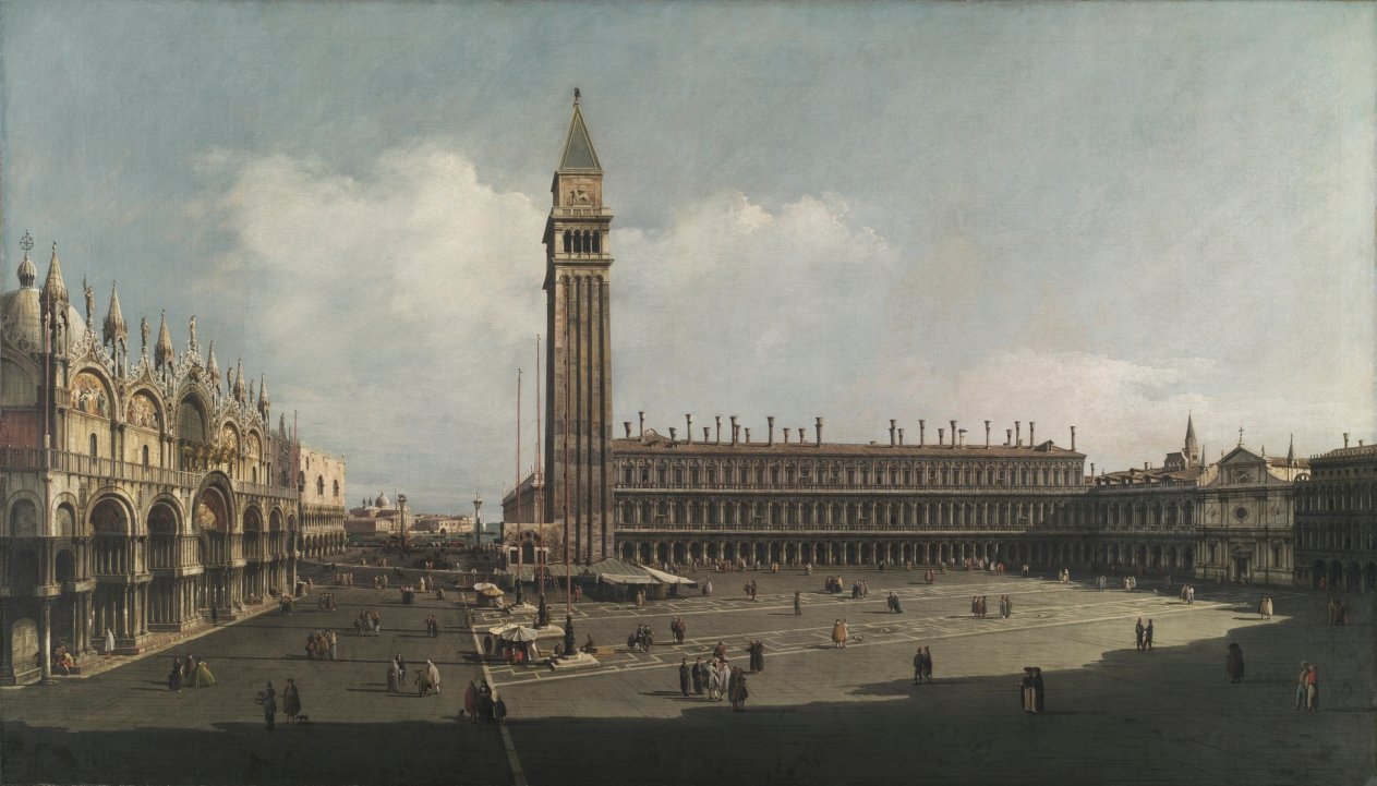 Piazza San Marco, Venice — Bernardo Bellotto (Italian, 1721–1780)
