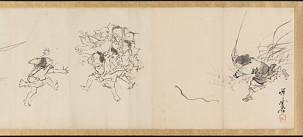 Frolicking Figures and Animals