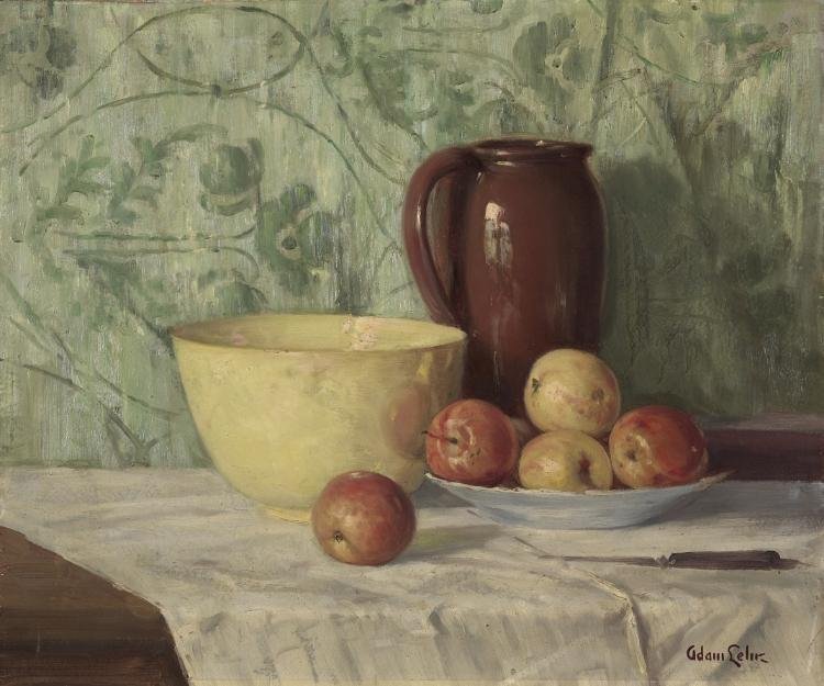 Still Life — Adam Lehr (American, 1853–1924)