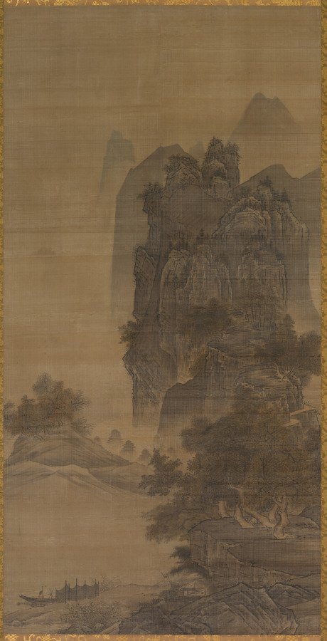 Sunset Glow over a Fishing Village, from Eight Views of Xiao-Xiang