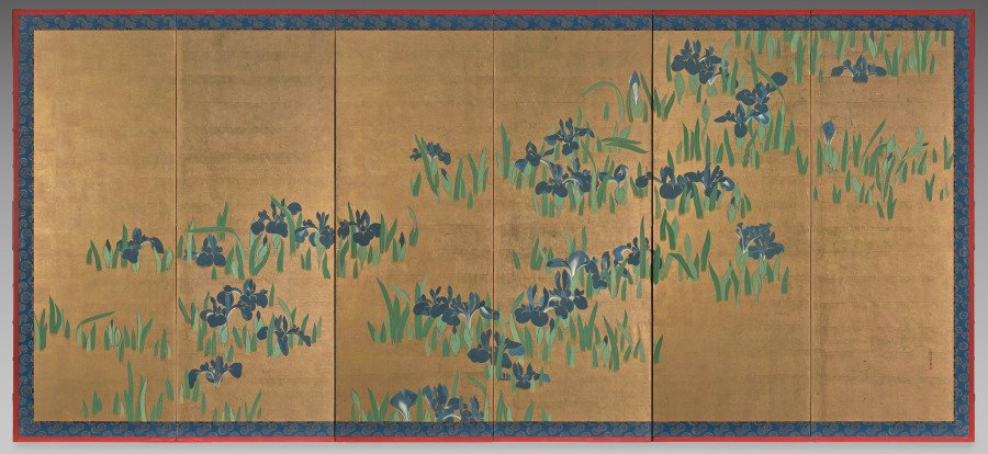 Irises — Watanabe Shikō (Japanese, 1683–1755)