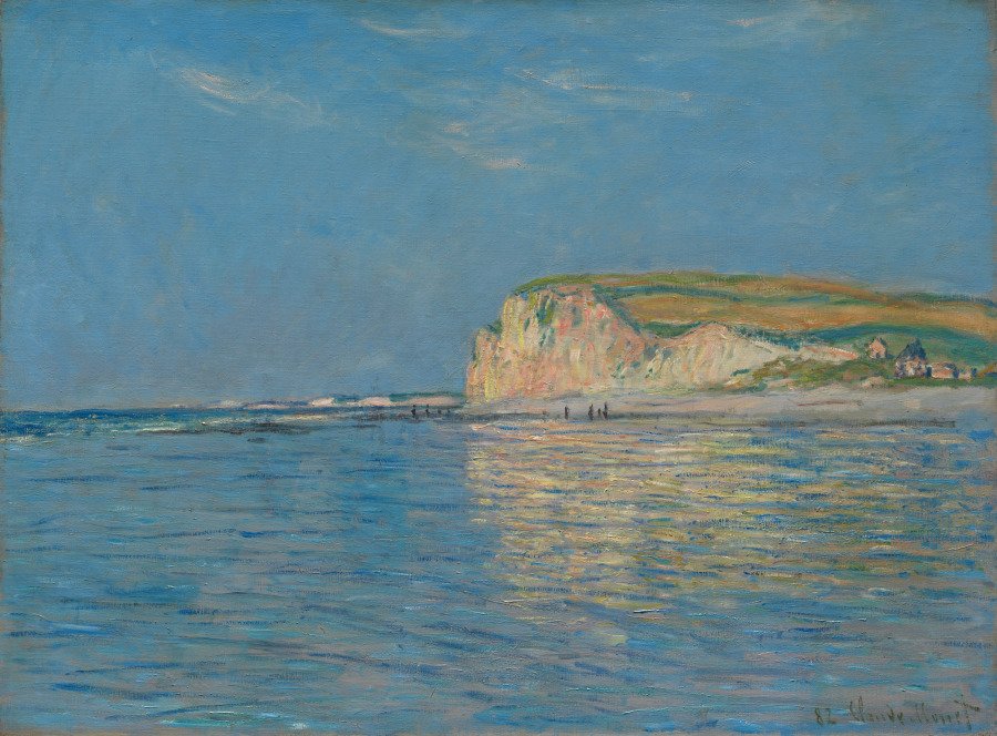 Low Tide at Pourville, near Dieppe, 1882 — Claude Monet (French, 1840–1926)