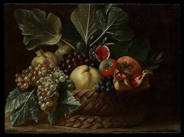 Basket of Fruit — Bartolomeo Cavarozzi