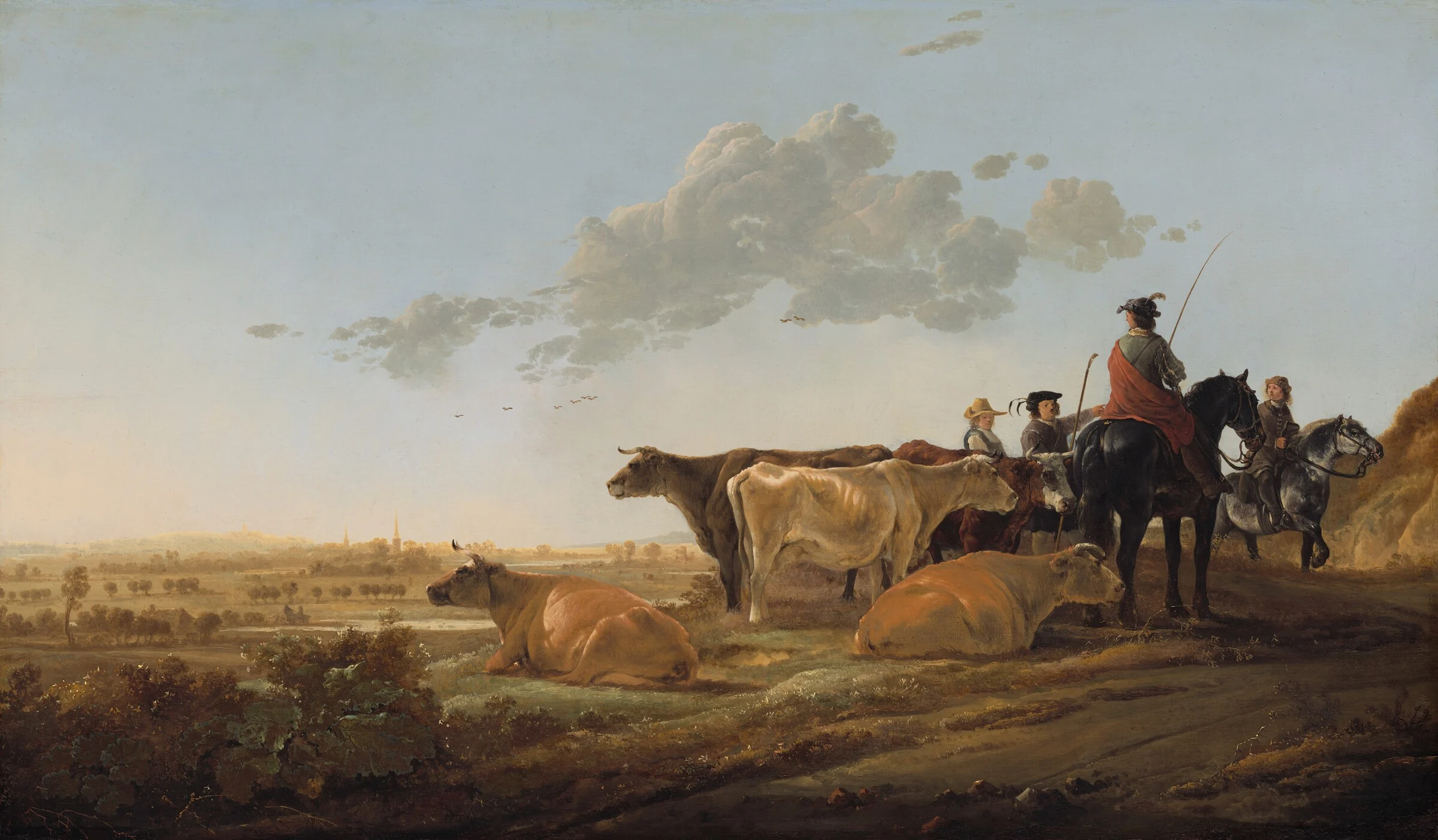 Landscape with Herdsmen — Aelbert Cuyp