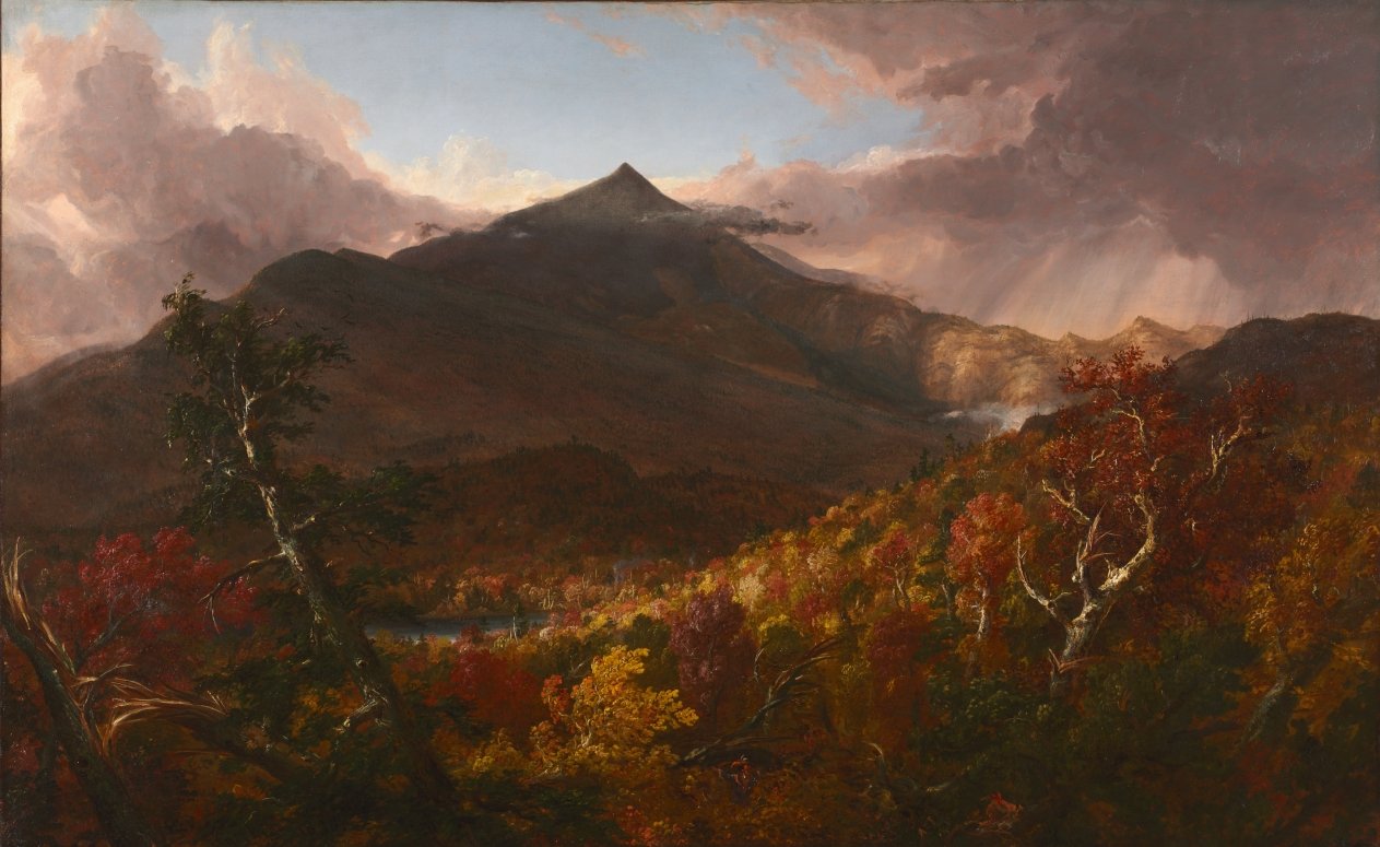 View of Schroon Mountain, Essex County, New York, After a Storm