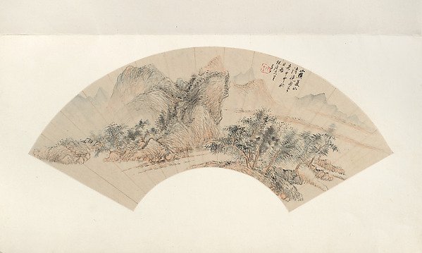 Landscape in the style of Wang Meng — Zhu Angzhi