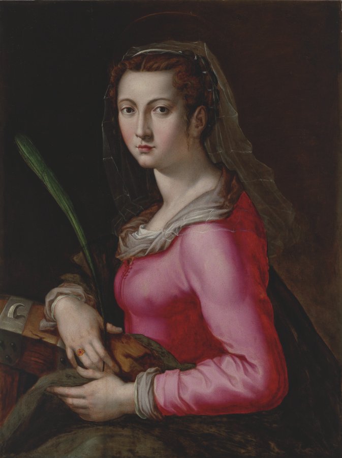 Portrait of a Woman as Saint Catherine