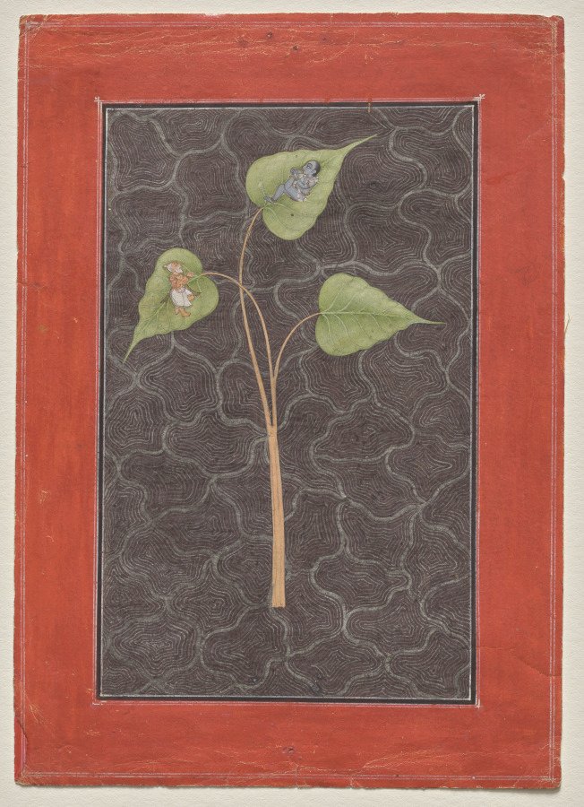 Markandeya Viewing Krishna in the Cosmic Ocean