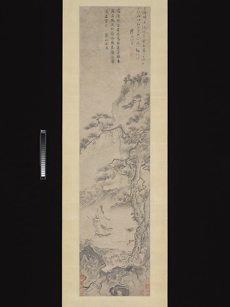 Tao Yuanming enjoying chrysanthemums — Du Jin