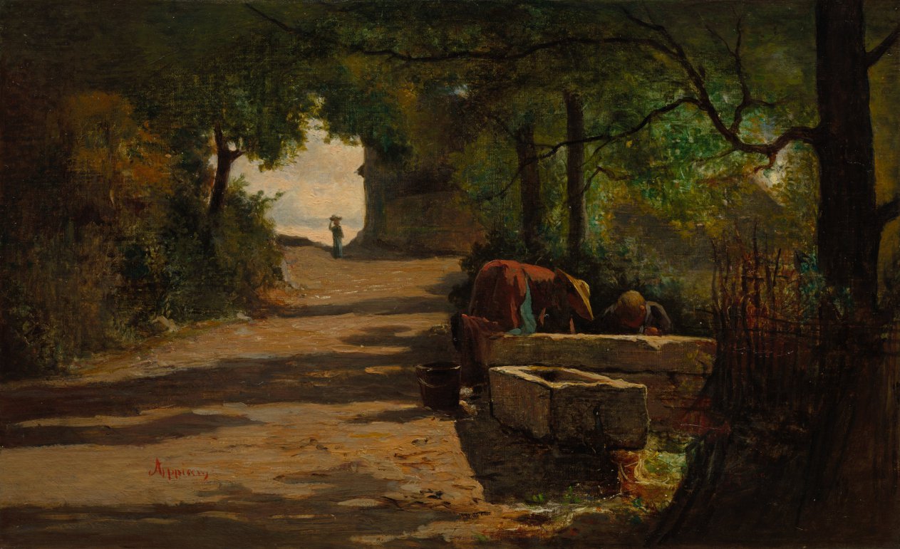 Well at the Side of a Road — Adolphe Appian (French, 1818–1898)