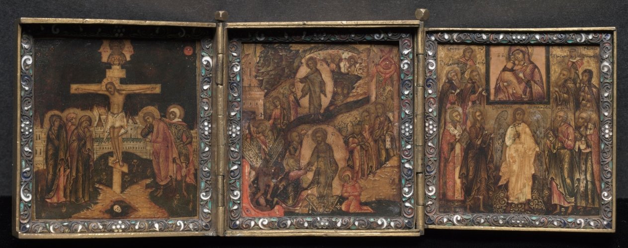 Portable Triptych Icon