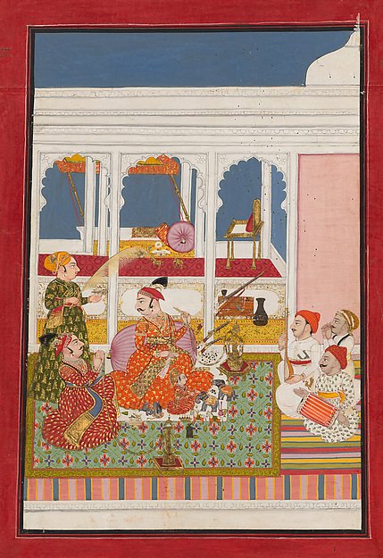 Maharaja Baghji with Courtiers and His Infant Son — Ala Bagas