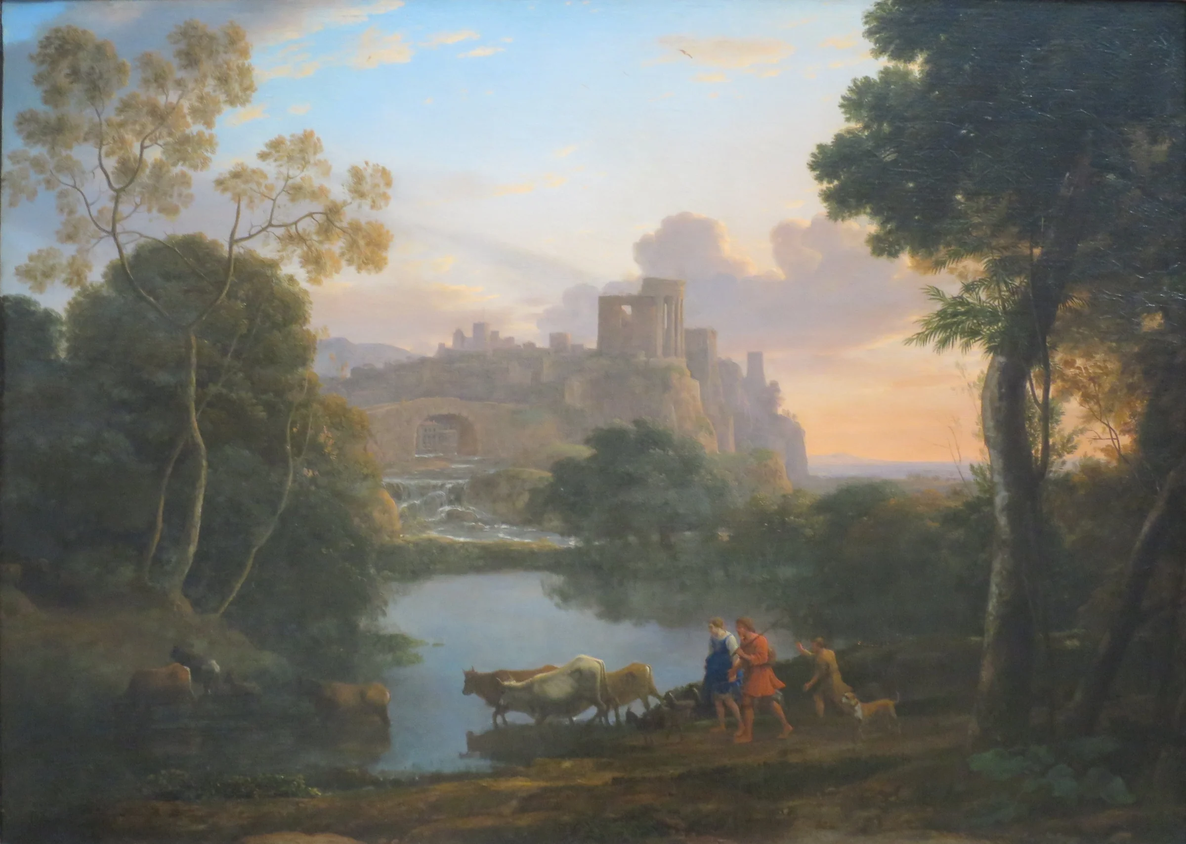 View of Tivoli at Sunset