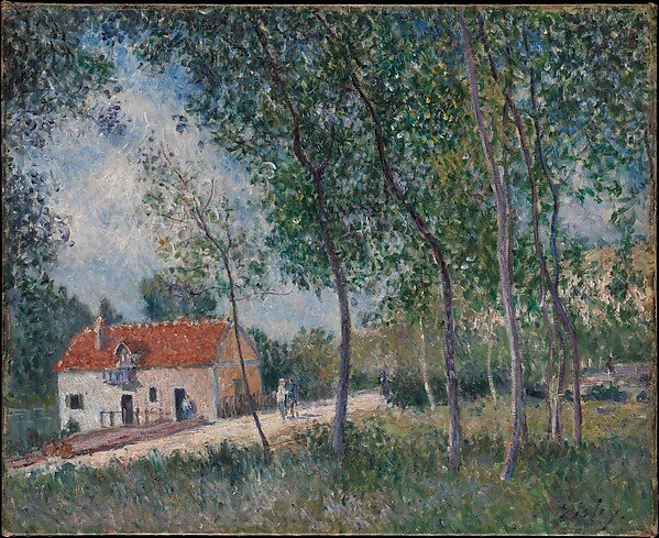 The Road from Moret to Saint-Mammès — Alfred Sisley