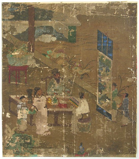Examining Antiques at Literati Gathering — Wang Li Mu