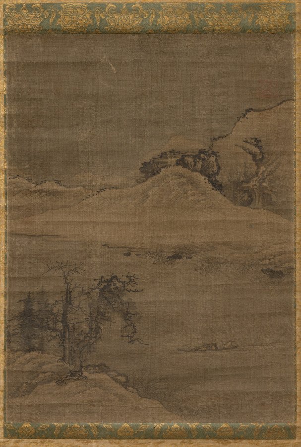 Landscape with Fishermen — Yi Bul-hae (Korean, active 1500s)
