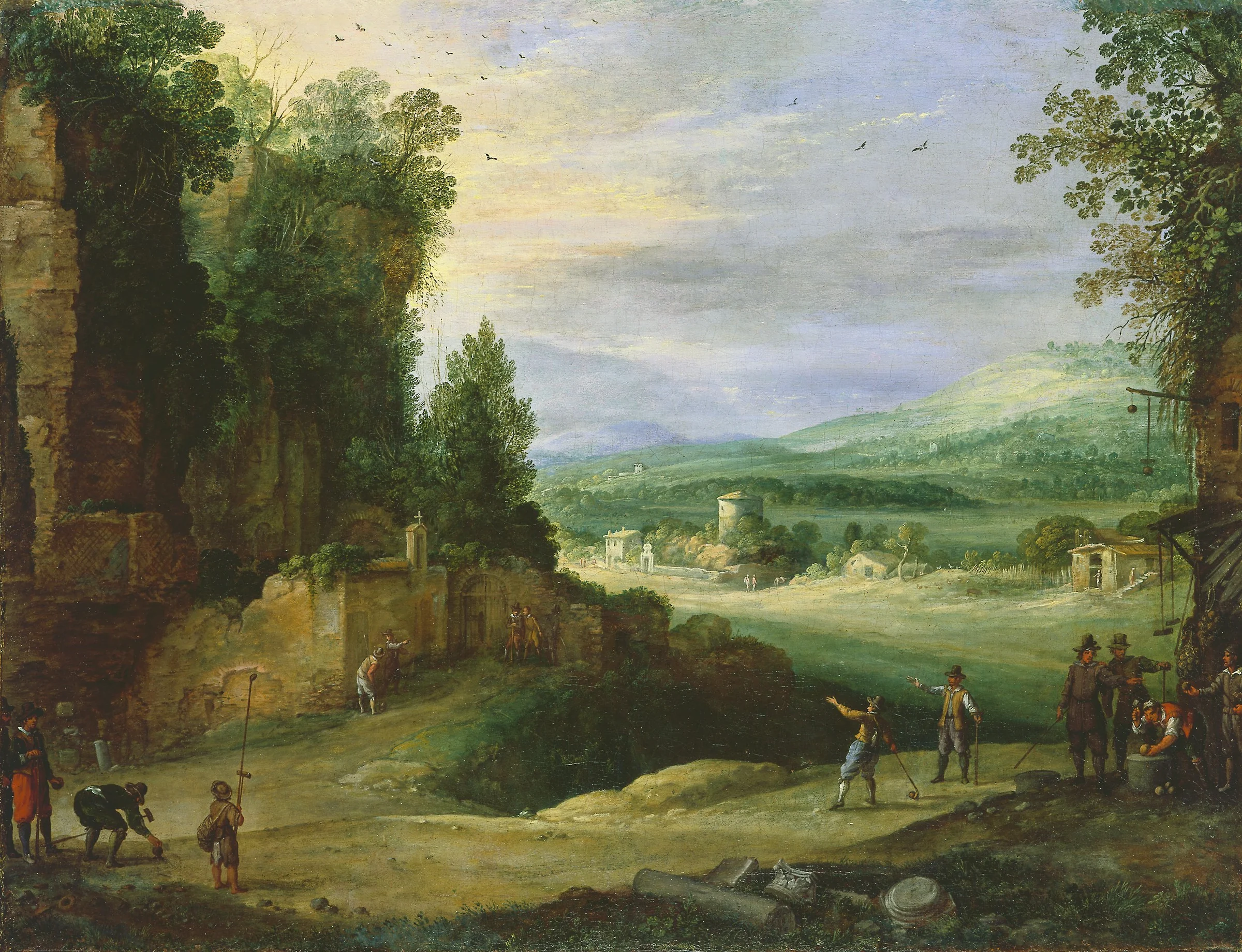 Landscape with Men Playing 'Mail à la Chicane'