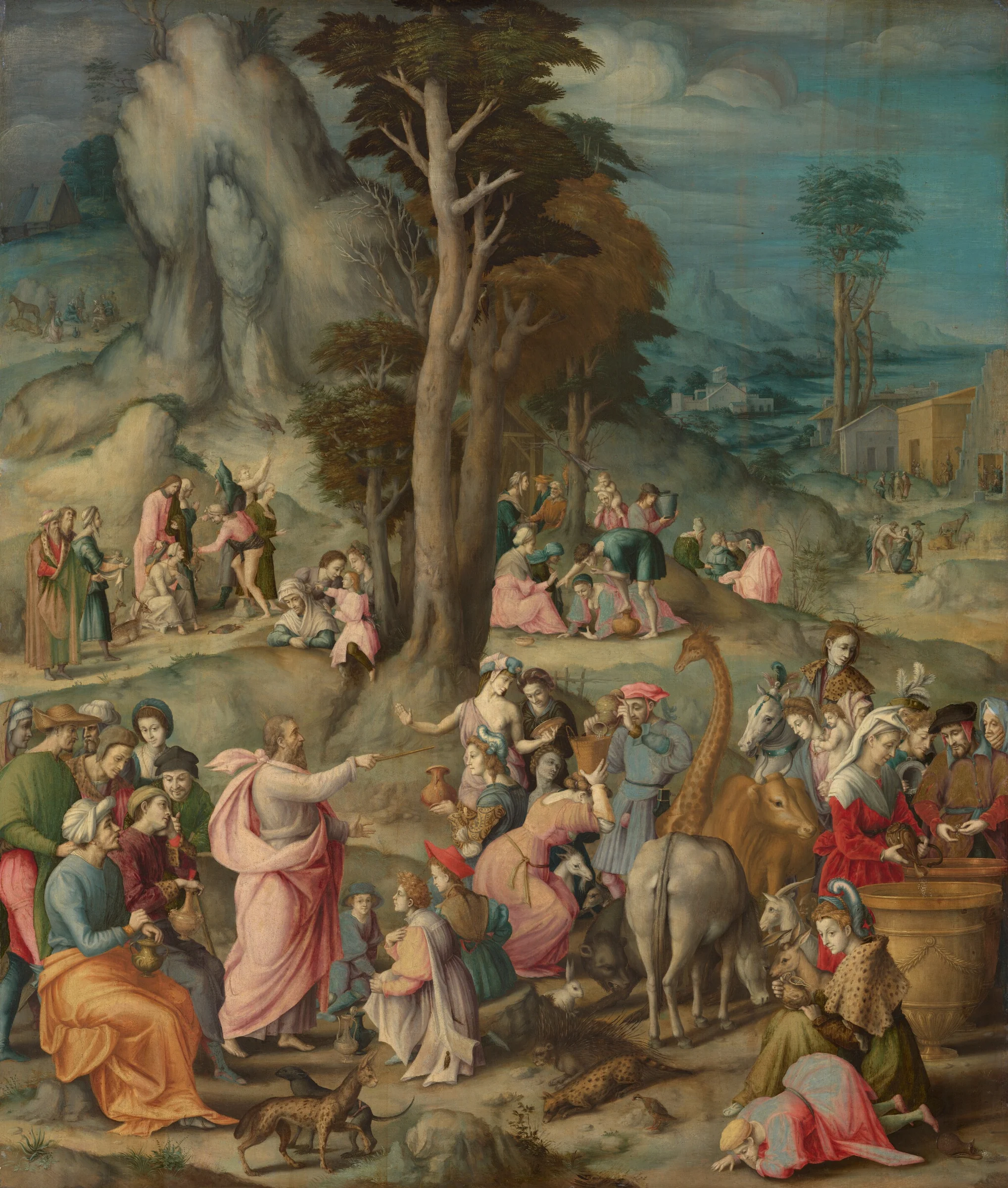 The Gathering of Manna — Bachiacca
