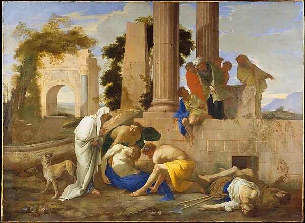 Tobit Burying the Dead — Andrea di Lione