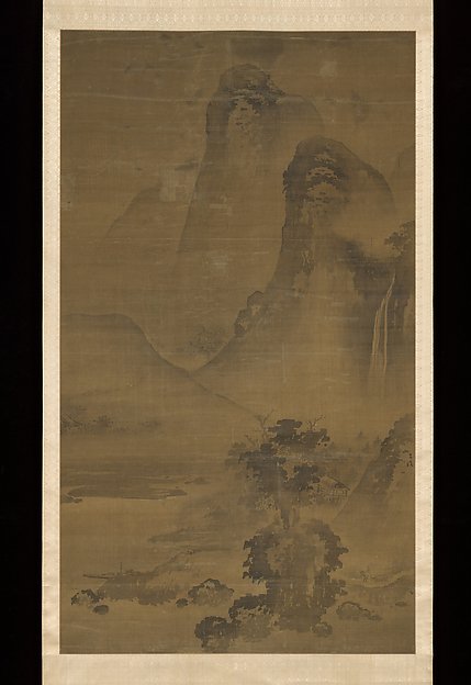 River Valley in Mist in the Zen Manner