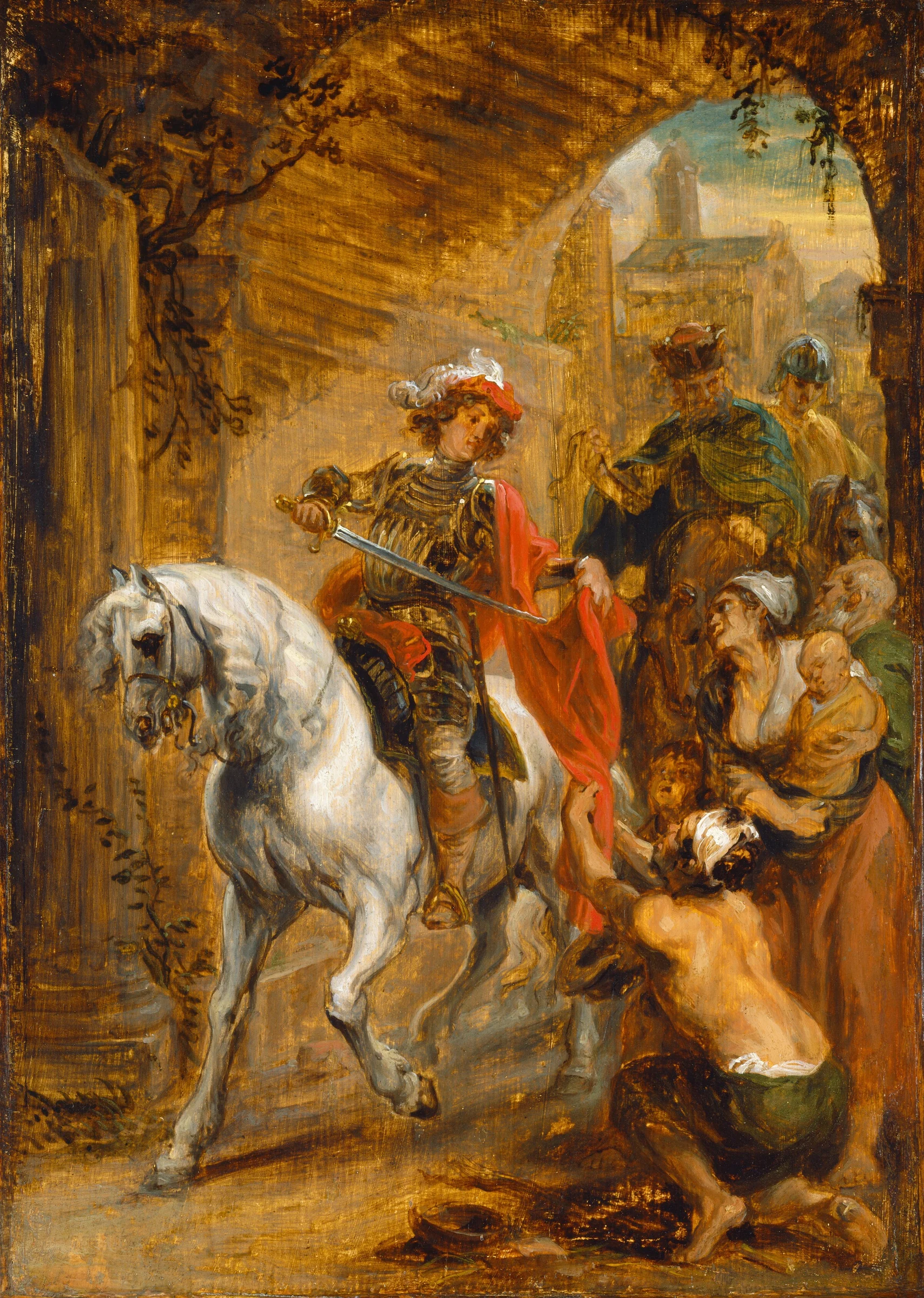 Saint Martin Dividing His Cloak