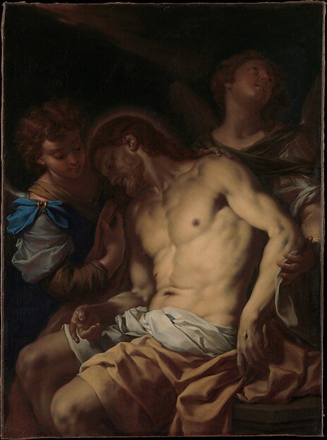Dead Christ Supported by Angels — Francesco Trevisani