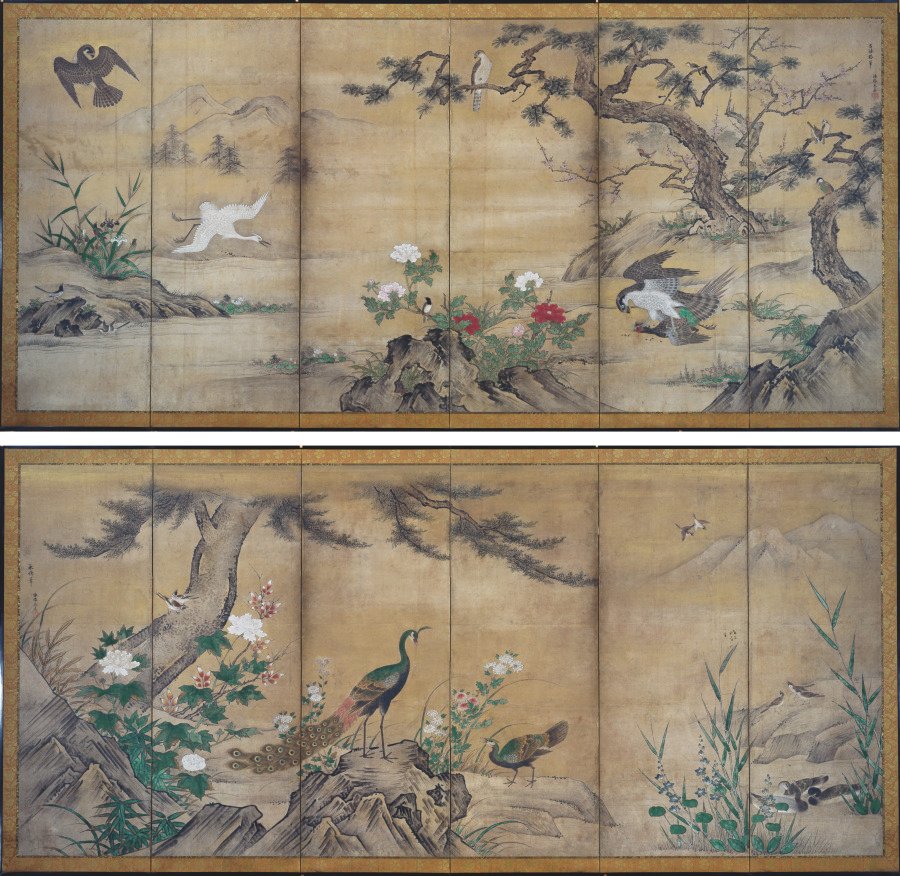 Birds and Flowers