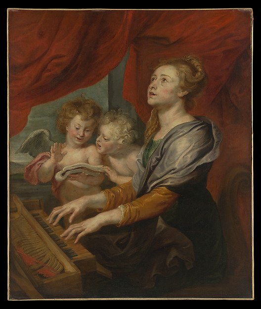 Saint Cecilia — Abraham van Diepenbeeck