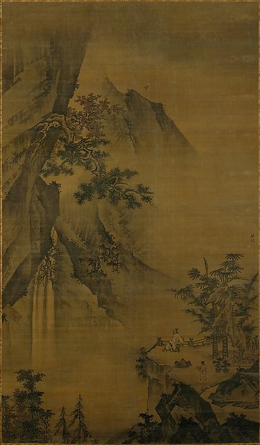 Li Bai gazing at the waterfall on Mount Lu — Zhong Li