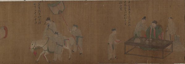 The Eight Drunkards — Unidentified artist