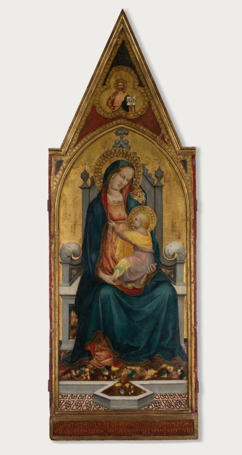 Virgin and Child Enthroned — Battista di Biagio Sanguigni (Italian, active 1393–1451)