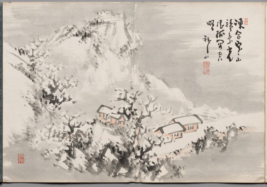 Painting Thirteen from Album of Paintings by Haizan — Yoshitsugu Haizan (Japanese, 1846–1915)