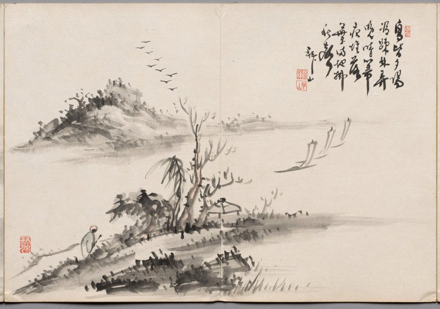 Painting Twelve from Album of Paintings by Haizan — Yoshitsugu Haizan (Japanese, 1846–1915)