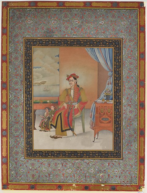 Portrait of Colonel Ranabir Singh Thapa — Bhajuman Chitrkar