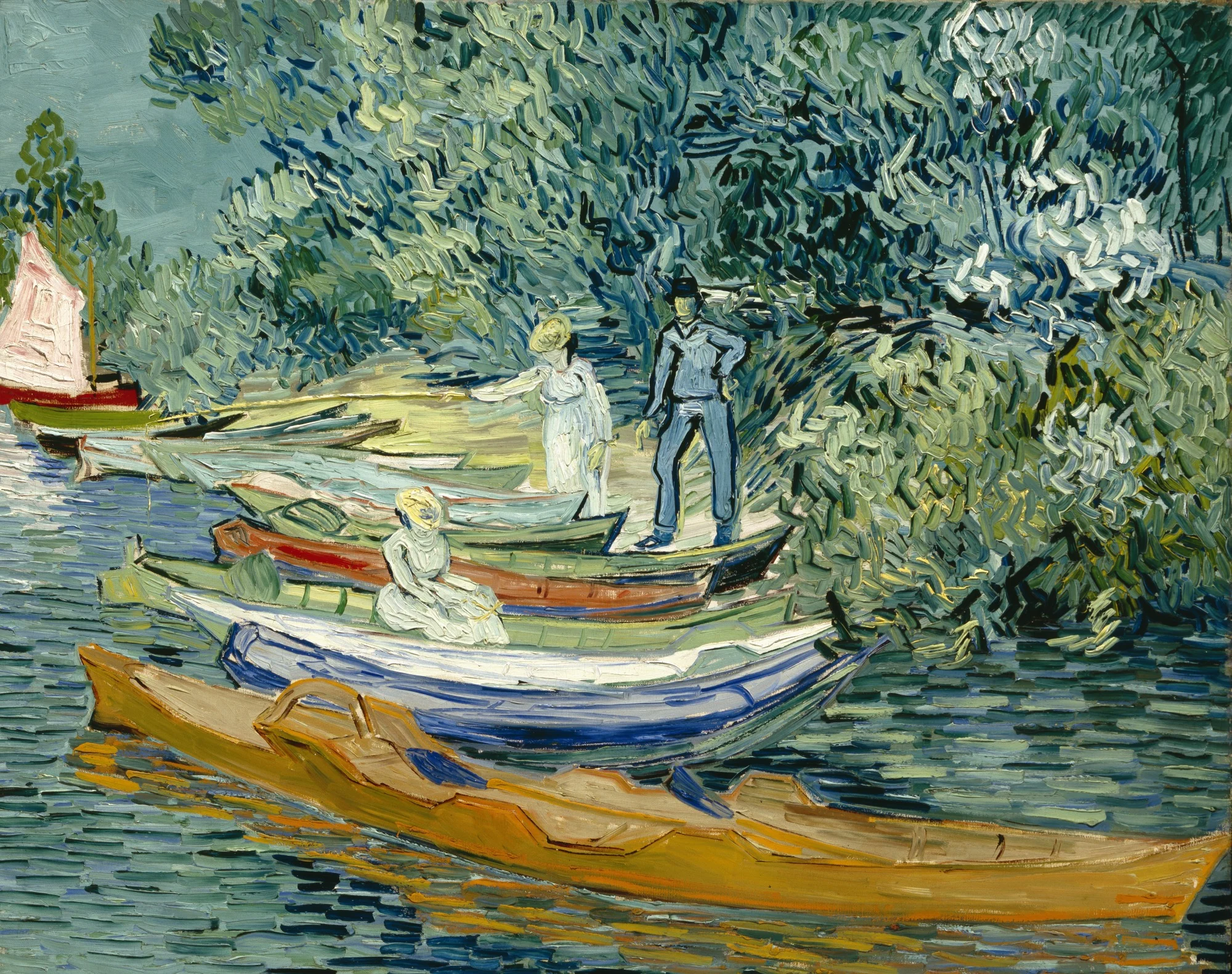 Bank of the Oise at Auvers — Vincent van Gogh
