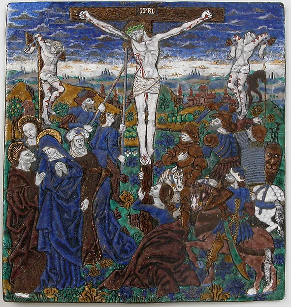 Plaque with the Crucifixion — Monvaerni