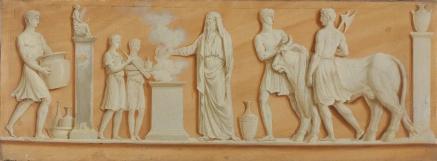 Overdoor Painting — Pierre Rousseau (French, 1751–1829)