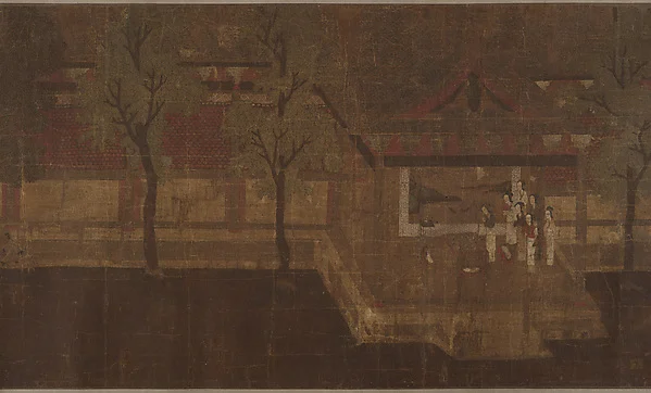 Pavilion with Figures — Unidentified artist
