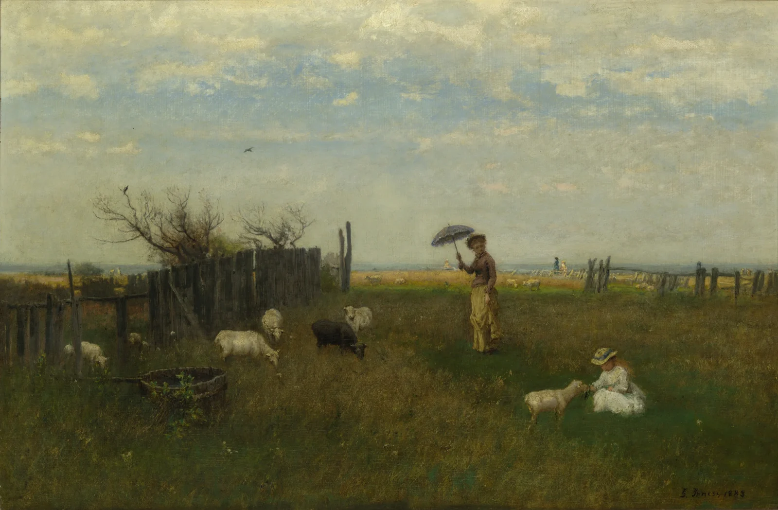 A Windy Day — George Inness Sr.