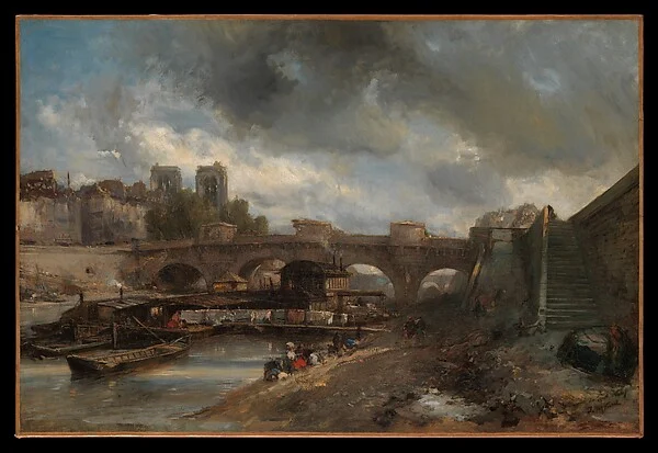 The Pont Neuf — Johan Barthold Jongkind