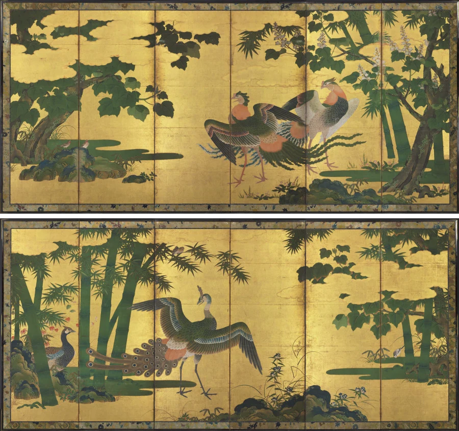 Peafowl and Phoenixes — Tosa Mitsuyoshi (Japanese, 1539–1613)