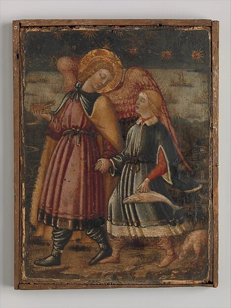 The Archangel Raphael and Tobias — Neri di Bicci