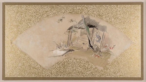 House with Woman and Baby