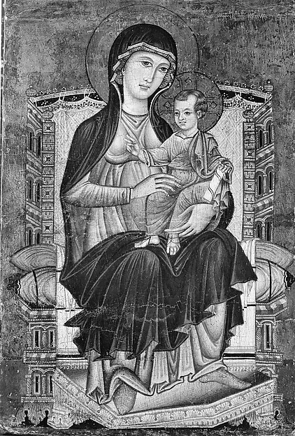 Madonna and Child Enthroned — Italian (Florentine) Painter