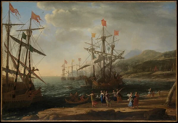 The Trojan Women Setting Fire to Their Fleet